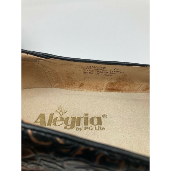 Women's Alegria Emm-548 Bronze Bouquet Clogs - Picture 8 of 8